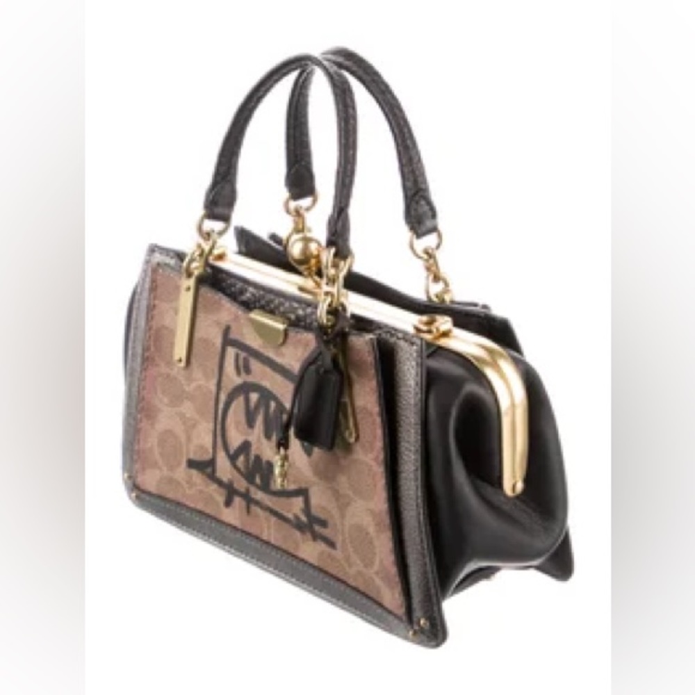 SOLD. Coach x Guang Yu Top Handle bag